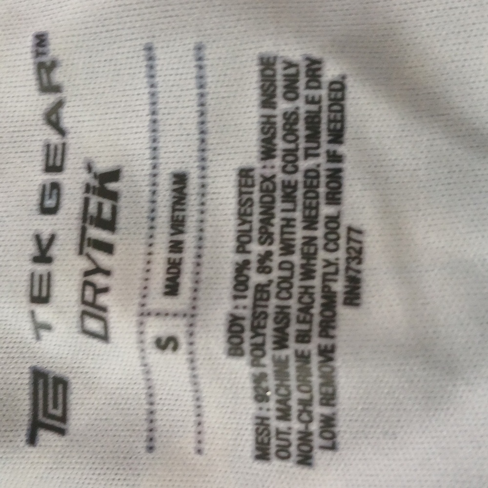 Tek Gear Drytek Women's Abstract Print athletic tank top Sz S NWOT - Picture 8 of 8